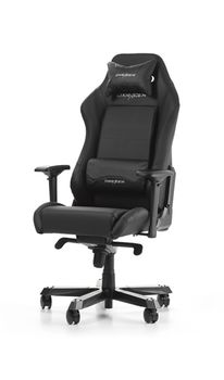 Gaming Chairs DXRacer - Iron GC-I11-N-S4, Black/Black/Black - PU leather & PVC leather, Gamer weight up to 130kg / growth 160-195cm, Foam Density 52kg/m3, 5-star Wide Alum Base,Gas Lift 4 Class,Recline 90*-135*,Armrests:4D,Pillow-2,Caster-3*PU,W-30kg