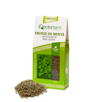 Ceai "FRUNZE DE MENTĂ" 40g 