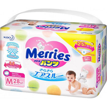 cumpără Merries Chiloței-Scutece Size M (Small) 6-11kg N28 în Chișinău 