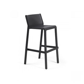 Scaun de bar Nardi TRILL STOOL ANTRACITE 40350.02.000 (Scaun de bar pentru gradina exterior terasa)