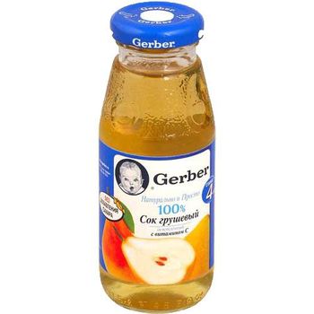 cumpără Gerber suc de pere de la 4 luni, 175 ml în Chișinău 