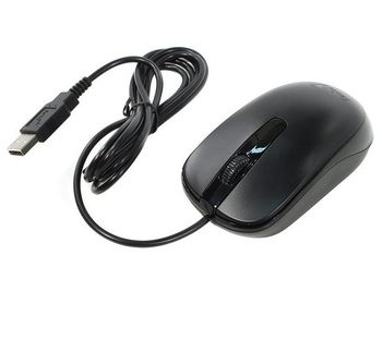 Mouse Genius DX-120, Optical, 1000 dpi, 3 buttons, Ambidextrous, Black, USB 