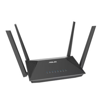 Router wireless WiFi  ASUS RT-AX52 AX1800 Dual Band WiFi 6 (802.11ax) AiMesh Router, WiFi 6 802.11ax Mesh System, AX1800 1201 Mbps+574 Mbps, dual-band 2.4GHz/5GHz, WAN:1xRJ45 LAN: 3xRJ45 10/100/1000