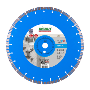купить Алмазный диск Distar 1A1RSS/C3-W 500x3,8/2,8x12x25,4-36 F4 Meteor в Кишинёве 