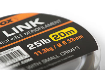 Леска монофиламент для изготовления жестких креплений Fox Edges Khaki 0.53mm/25lb(20m) 