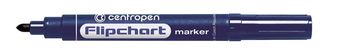Маркер для флипчартов Centropen 2.5 мм круглый синий 