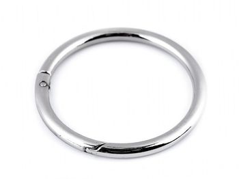 Inel carabină, Ø50 mm / argintiu 