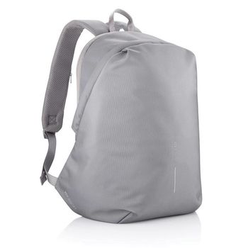 Backpack Bobby Soft, anti-theft, P705.792 for Laptop 15.6" & City Bags, Gray 
