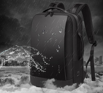 купить Kлассический деловой рюкзак Bange S-52 для ноутбука дo 15.6", с USB портом, водонепроницаемый, черный в Кишинёве 