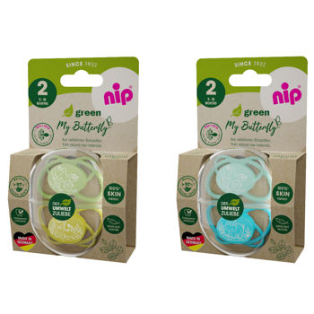 cumpără NIP My Butterfly Green B Suzetă silicon, mărimea 2 (5-18luni) N2 în Chișinău 