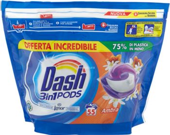 Dash Detergent Capsule 3 in pods Ambra Lenor 55buc  (Italia) 