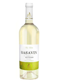 Basavin  Gold Sauvignon, vin alb sec, 0.75 L 