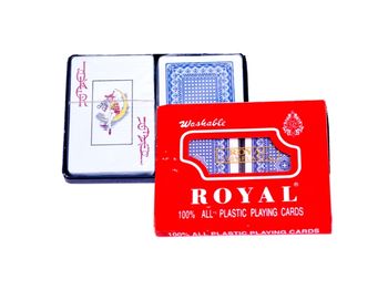 Карты игральные Royal, пластик 