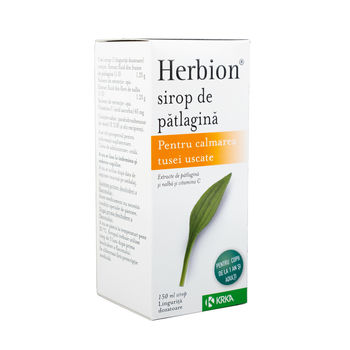 cumpără Herbion Sirop Patlagina 150ml în Chișinău 
