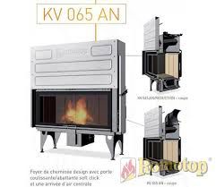 Каминная топка - ROMOTOP серии DESIGN KV 065A N 