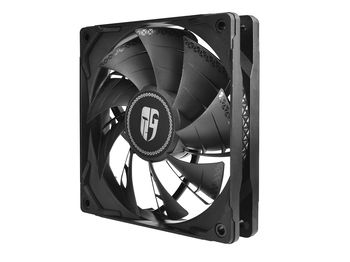 PC Case Fan Deepcool TF120S Black, 120x120x25mm, ≤32.1 dBA, 64.4CFM, 400-1500RPM, PWM, Hydro Bearing 