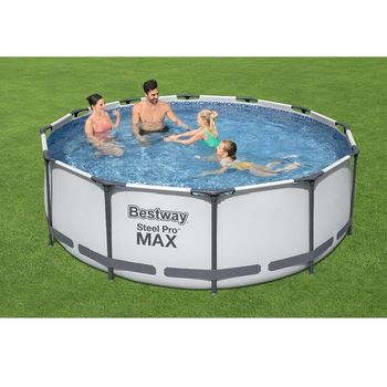 Pool Steel Pro Max 366x100cm, 9150L, ​​cadru metalic 