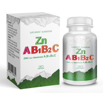 💚 Zn + A,B1,B2,C ( Цинк с витаминами A, B1, B2, C ) 