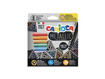 Set carioci Carioca Metallic Fine 8buc 