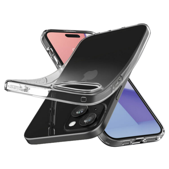 Spigen iPhone 15 Plus, Liquid Crystal, Crystal Clear 