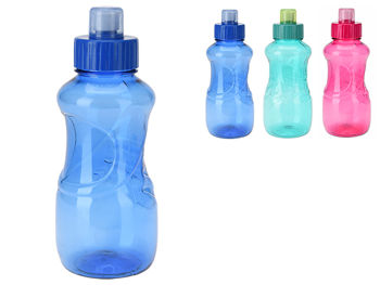 Бутылка питьевая EH 0.55l, 20cm, пластик, 3цвета 