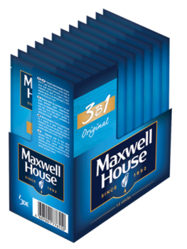 Cafea Jacobs Maxwell House 3 in 1  (12 plicuri) 