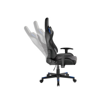 Игровое кресло Lumi Gaming Chair CH06-30 with Headrest & Lumbar Support & RGB Lights, Black, PVC Leather, 2D Armrest, Steel Frame, 350mm Nylon Plastic Base, Nylon Caster, 80mm Class 4 Gas Lift, Weight Capacity 150 Kg XMAS