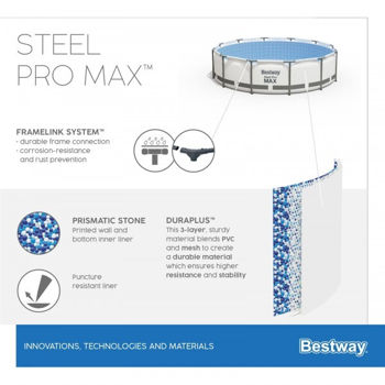 Piscină Bestway Steel Pro Max (305x76cm) 