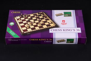 Шахматы 36x36x2 см, 1.20 кг, король 7 см DAX King's (6103) 