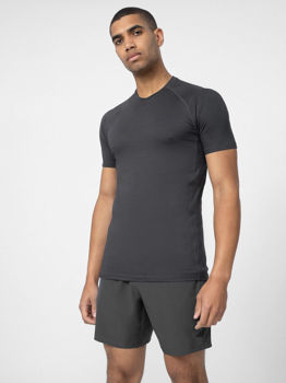 купить Футболка для бега 4F TSHIRT FNK M171 4FSS23TFTSM171 DARK GREY в Кишинёве 