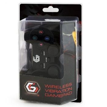 Wireless Gamepad GMB JPD-WDV-01, 4 axes, D-Pad, 2 mini joysticks, 12 buttons, 2xAA, Dual vibration 