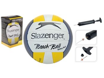 Мяч волейбольный Slazenger+насос 