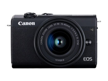 DC Canon EOS M200, Black & EF-M 15-45mm f/3.5-6.3 IS STM KIT (Streaming Kit) 