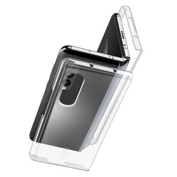 Cellular Sam. (Gal. Z Flip 4), Clear Case, Transparent 