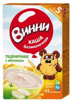 cumpără Винни terci de grîu fără lapte cu măr, 5+  luni, 200 g în Chișinău 