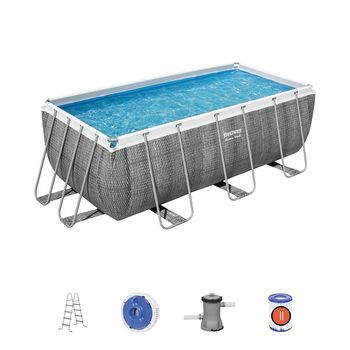 Pool Power Steel 412x201x122cm, 8124L, cadru metalic 