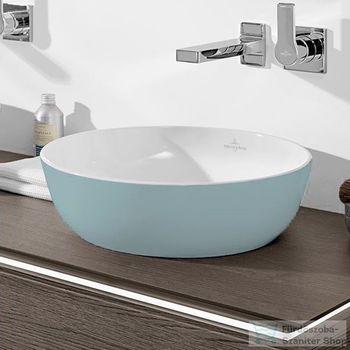 Lavoar cu montarea pe blat rotund Villeroy & Boch Artis TitanCeram, Fog 