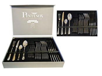 Set de tacimuri Pinti Settecento 24buc, inox 