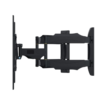 Wall Mount  Gembird "WM-75ST-02" Black 32"-75", 45kg VESA:up 600x400, Wall dist:55~490mm,±50°,-5/+8° 