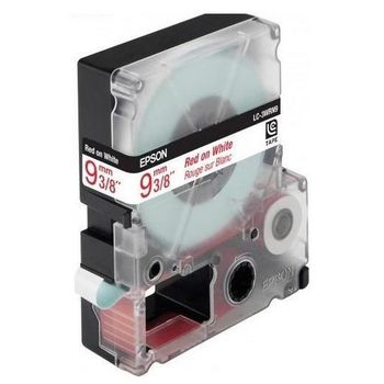 Tape Cartridge EPSON LK3WRN; 9mm/9m Standard, Red/White, C53S653008 