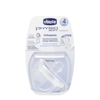 cumpără Chicco Suzetă ortodontică silicon unisex, 4+, 2 buc (17720) în Chișinău 