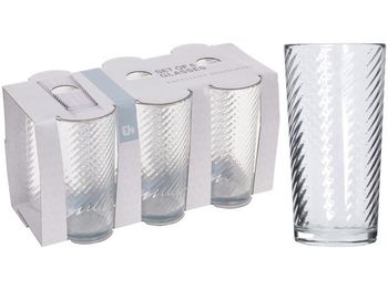 Set pahare EH long drink 6buc, 230ml, 13cm 