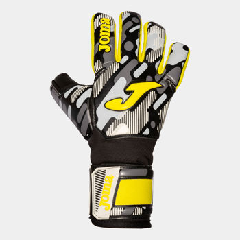 GUANTES PORTERO BRAVE NEGRO AMARILLO 