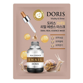 cumpără Doris Real Essence Mască pentru față cu extract de Mucina de Melc 25ml în Chișinău 