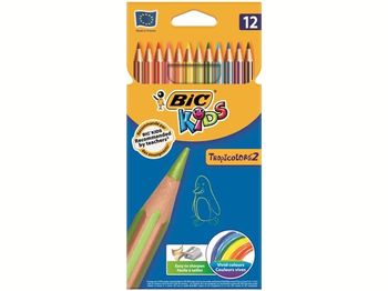 Набор карандашей цветных 12шт BIC Tropicolors 