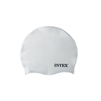 Шапочка для плавания детская силиконовая 8+ Intex 55991 (10730) 