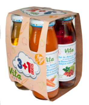 Promoție! 3+1=3 VITA Baby suc 180 ml 