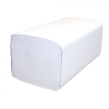 Бумажные полотенца V укл. белые 1 слой 250 листов 