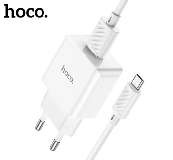 Hoco C106A Leisure single port charger set(Micro)(EU) 