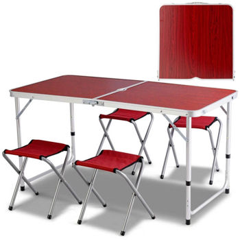 Складной стол со стульями для кемпинга MPN 4+1 Set 